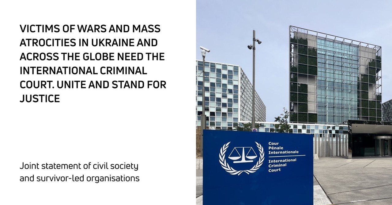 Déclaration commune : Les victimes des conflits armés et des crimes les plus graves commis à grande échelle en Ukraine et dans le monde entier ont besoin de la Cour pénale internationale. Nous devons nous unir et défendre la justice.